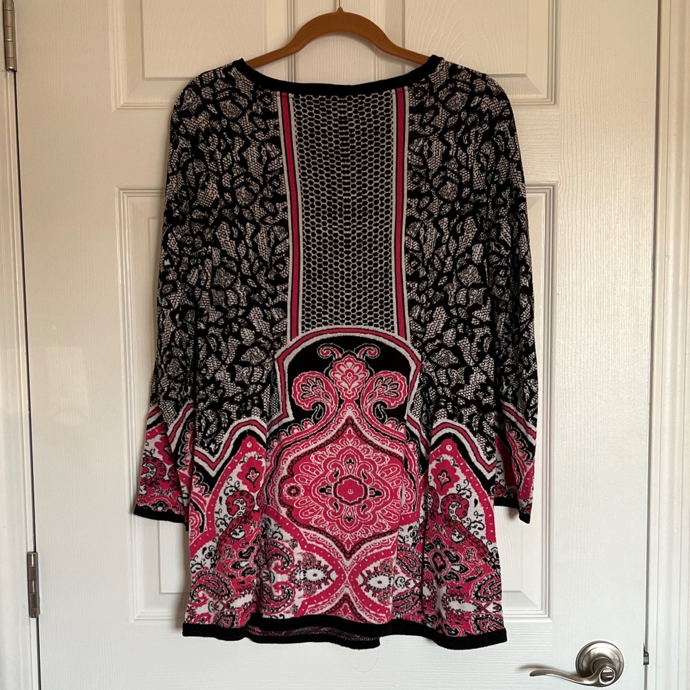 Style & Co Peplum Long-Sleeve Tunic - Picture 8 of 8